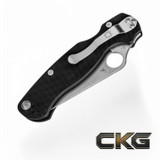 Spyderco Para Military 2 G-10 Black Ã¢â‚¬â€ PlainEdge C81GP2 Cajun Knife And Gear