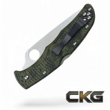 Spyderco Endura 4 Lightweight Zome Green C10ZFPGR Cajun Knife And Gear