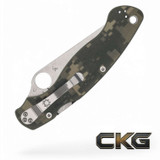 Spyderco Military 2 Camo G-10 C36GPCMO2 Cajun Knife And Gear