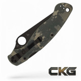 Spyderco Military 2 Camo G-10 Black Blade C36GPCMOBK2 Cajun Knife And Gear