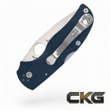 Spyderco Native 5 Cobalt Blue G-10 CPM SPY27 C41GPCBL5 Cajun Knife And Gear