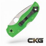 Spyderco Native 5 Salt Green LC200N C41PGR5 Cajun Knife And Gear