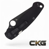 Spyderco Para Military 2 Black Blade C81GPBK2 Cajun Knife And Gear