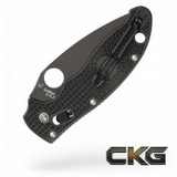 Spyderco Manix 2 Lightweight Black Blade C101PBBK2 Cajun Knife And Gear