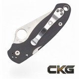 Spyderco Para 3 Maxamet C223GPDGY Cajun Knife And Gear