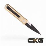 ProTech Godson Custom Stonewashed Blade BronzeAL MOP 7111 Cajun Knife And Gear