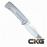 Chaves Knives Integral Redencion 229 Stonewashed Handle DP Belt Satin Blade