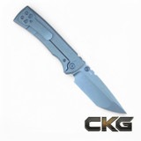 Chaves Knives Integral Redencion 229 Stonewash Grey PVD Handle Tanto Gray PVD Blade