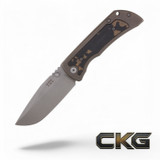 McNees Knives Mac 2 3.5- Atomic Bronze w/ Cowboy Richlite Inlay