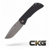 McNees Knives Mac 2 3.5- Blackout Frag w/bronze Hardware