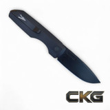 Protech Vero Synapse Green linen micarta lid DLC Black Magnacut Blade VERO1213-GRN MIC Cajun Knife And Gear