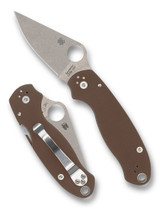 Spyderco Para 3 Brown G-10 CPM15V SPRINT