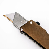Chaves Knives Auto C.H.U.B. - Brown Crosshatch CK-8C11-5F6F-3D16