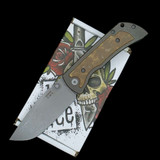 Mcnees Knives 3.5" Drop Point Bronze Sand Storm Richlite Inlay SIMS1T2225