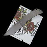 Mcnees Knives 3.5" Tanto Smooth Sw-A Stone Washed Hardware SIMS1T2195