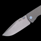 Mcnees Knives 3.5" Spearpoint Swerve Sw-A Blue Satin Hardware SIMS1T2210