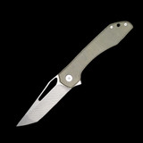 Simeon Custom Knives UnTo Liner Lock Green Canvas Nitro V