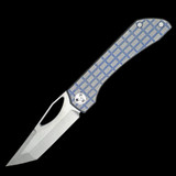 Simeon Custom Knives Mini Prodigy Blue Frag Magnacut