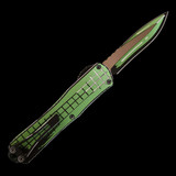 Heretic Knives Manticore E Recurve Cel Shade Toxic Green H029F-CS-TX
