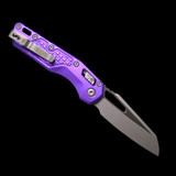 Microtech MSI S/E Apocalyptic Frag Aluminum Purple Microtech MSI S/E Apocalyptic Frag Aluminum Purple