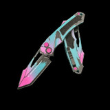 Heretic Knives Pariah Manual Tanto MIAMI VICE Edition
