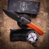 Heretic Knives Wraith Manual V2 Orange DLC Blade H001-6A-ORG-U Heretic Knives Wraith Manual V2 Orange DLC Blade H001-6A-ORG-U