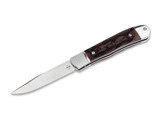 BOKER PLUS HIDDEN RELEASE TRAPPER APPALOOSA BONE