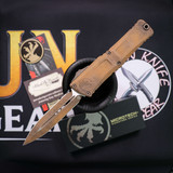 Microtech Knives Combat Troodon D/E Plague Outbreak Signature Series Standard 1142-1PLOBS