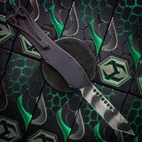 Heretic Knives HYDRA V4 Tanto DLC Commando Finish Tactical Chassis H406-15A-COMM