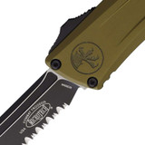 Microtech Combat Troodon Gen III T/E Black Full Serrate OD Green 1144-3OD