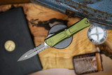 Microtech Combat Troodon Double Edge Gen III OD Green Apocalyptic Partial Serrated 01 1142-11APOD