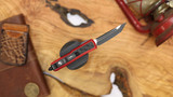 MICROTECH DAYTONA TANTO SIGNATURE SERIES RED STANDARD BUBBLE INLAY 127-1RDBIS 01
