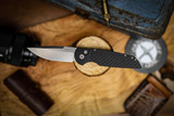 Protech Knives TR-3 Tactical Response 3 Auto Black fishscale texture stonewash Magnacut 01 TR-3X1SWMC