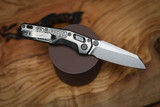 Microtech Mini MSI Ram-Lok Marfione Select Stonewash Frag Titanium W/Bronze Titanium Accent 210M-10FRMS2