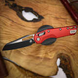MICROTECH MSI S/E BLACK STANDARD FLUTED ALUMINIUM RED 210-1FLRD