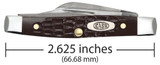 Case Brown Synthetic Standard Jig Small Stockman