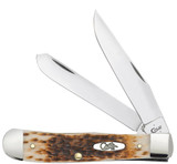 Case Amber Bone Peach Seed Jig Trapper