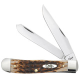 Case Amber Bone Peach Seed Jig Trapper