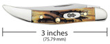CASE GENUINE STAG SMALL TEXAS TOOTHPICK