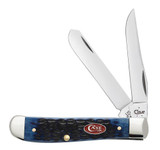 CASE ROGERS JIG NAVY BLUE BONE MINI TRAPPER