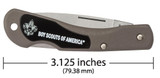CASE SCOUTING AMERICA™  SMOOTH OLIVE GREEN SYNTHETIC MINI BLACKHORN®