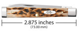 CASE PEACH SEED JIG AMBER BONE SS BABY DOC