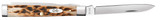 CASE PEACH SEED JIG AMBER BONE SS BABY DOC