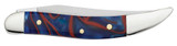 Case Patriotic Kirinite Smooth Smooth Small Texas Toothpick