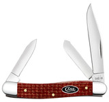 CASE SMOOTH DARK RED BURLAP MICARTA® CS MEDIUM STOCKMAN