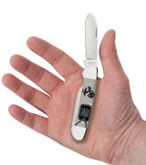 CASE USMC® EMBELLISHED SMOOTH GRAY SYNTHETIC CANOE