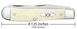 CASE SMOOTH NATURAL BONE TRAPPER