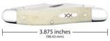 CASE SMOOTH NATURAL BONE MUSKRAT