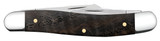 CASE SMOOTH BLACK CURLY OAK WOOD MEDIUM STOCKMAN
