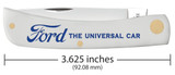 CASE FORD EMBELLISHED SMOOTH WHITE SYNTHETIC SOD BUSTER® JR
